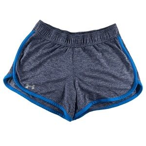 Under Armour Womens Shorts Sportswear Heatgear Blue Gray size XS 10725